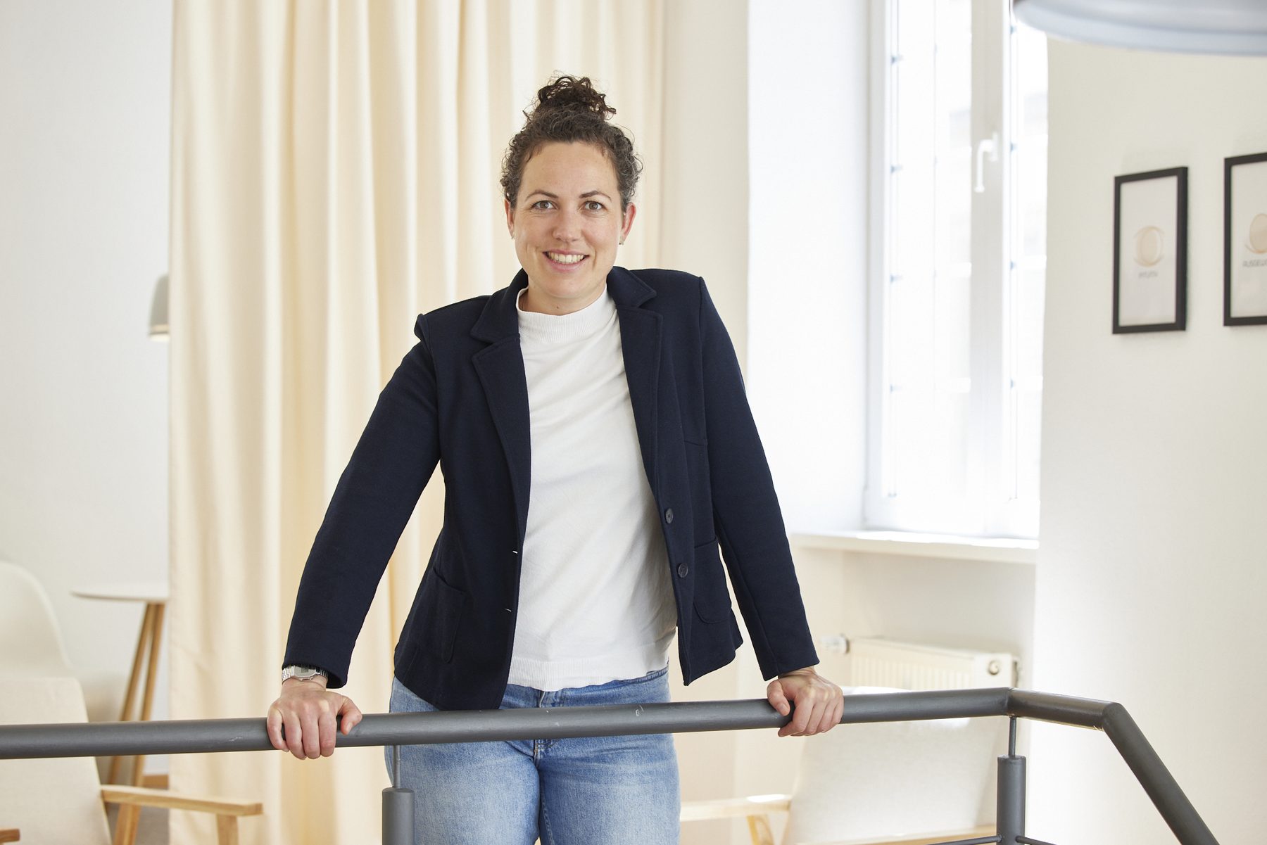 Lisa Reither in der Praxis in Landau
